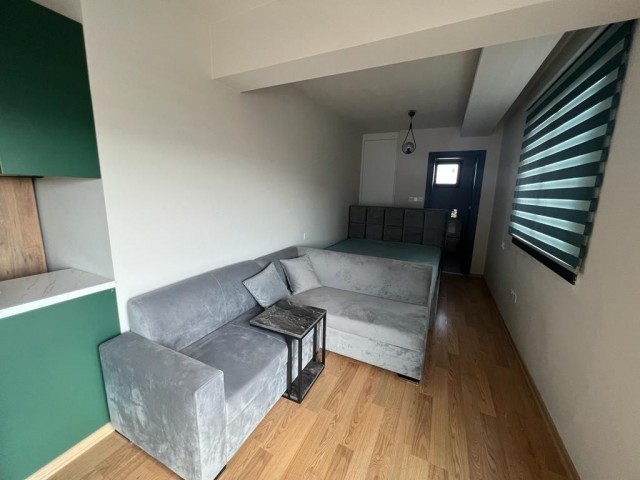 İSKELE LONG BEACH FURNISHED 1+0 STUDIO FOR RENT WITH 3 MONTHLY PAYMENT