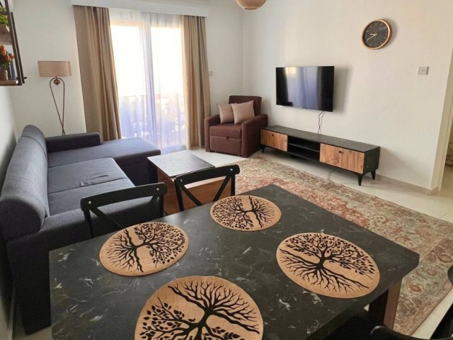 FURNISHED 2+1 FLAT FOR RENT IN İSKELE LONG BEACH