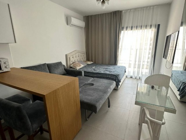 İSKELE CAESAR RESORT FURNISHED 1+0 STUDIO FOR RENT WITH 3 MONTHLY PAYMENT
