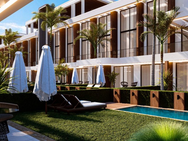 1+1/2+1 FLATS FOR SALE IN İSKELE BAHÇELER PROJECT PHASE