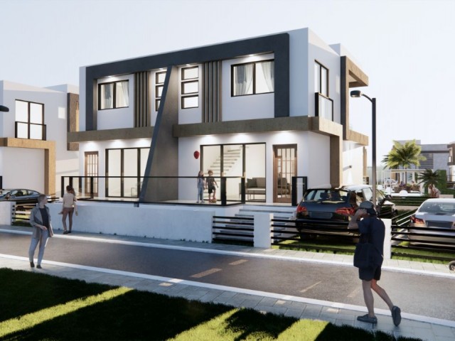 48 MONTHS TERM CAMPAIGN FOR CASH PRICE!!! 2+1 FLATS /2+2 DUPLEX FLATS /2+2 TWIN VILLAS/3+2 DETACHED VILLAS IN İSKELE BOGAZ PROJECT PHASE