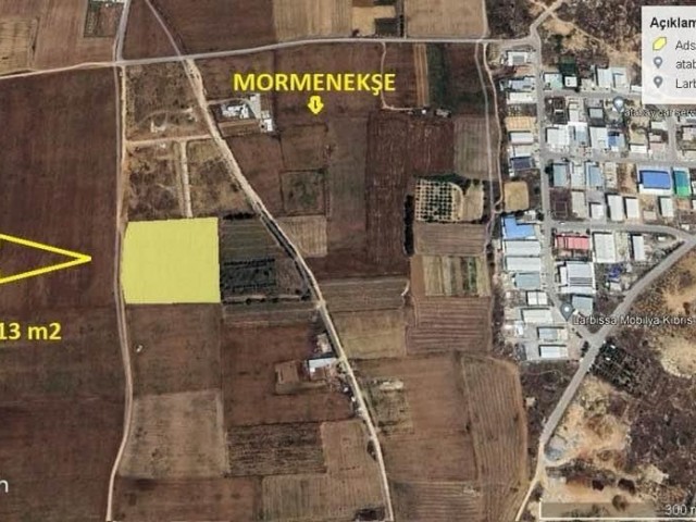 INVESTMENT OPPORTUNITY!! FAMAGUSTA MORMENEKŞE LAND FOR SALE