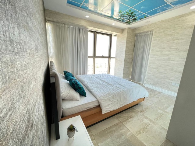 Ultra lux full a-z furnished penthouse with private pool with 2+1 en-suite bathroom with sea and mountain views ** 