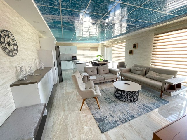 Ultra lux full a-z furnished penthouse with private pool with 2+1 en-suite bathroom with sea and mountain views ** 