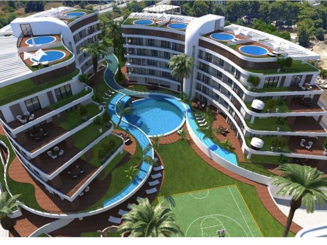 HERRLICHE 2+1-WOHNUNG IN KYRENIA CENTER EIN WOHNPROJEKT MIT POOL UND SPA-CENTER IN EURASIA CITY