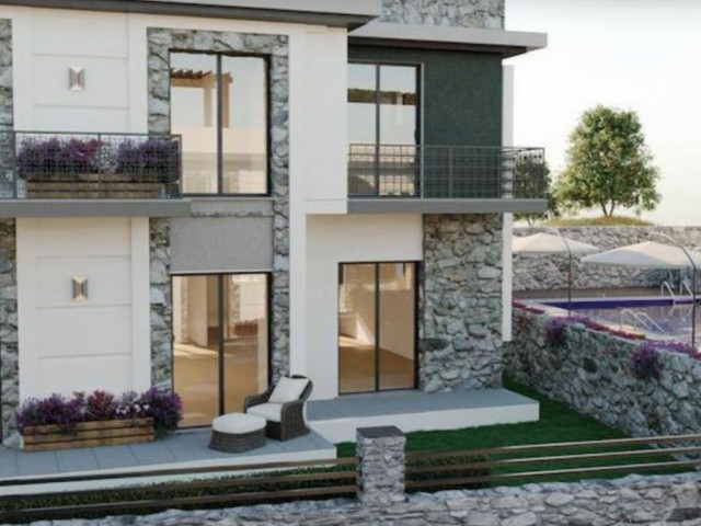 3+1 VILLAS WITH GARDEN OR TERRACE FLOOR OPTIONS WITH PAYMENT PLAN IN ÇATALKÖY. 