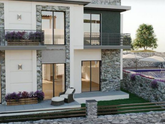 3+1 VILLAS WITH GARDEN OR TERRACE FLOOR OPTIONS WITH PAYMENT PLAN IN ÇATALKÖY. 