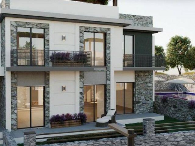 3+1 VILLAS WITH GARDEN OR TERRACE FLOOR OPTIONS WITH PAYMENT PLAN IN ÇATALKÖY. 