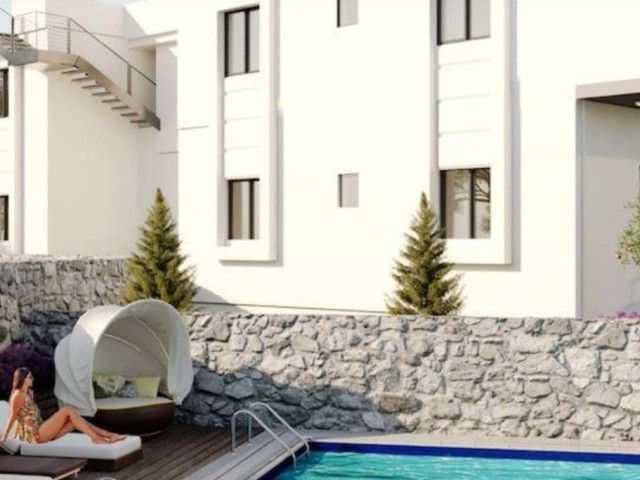 3+1 VILLAS WITH GARDEN OR TERRACE FLOOR OPTIONS WITH PAYMENT PLAN IN ÇATALKÖY. 