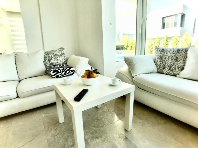 3+1 FULLY FURNISHED LUXURY VILLA WITH PRIVATE POOL AND PARKING LOT FOR DAILY OR MONTHLY RENT IN ALSANCAK. 