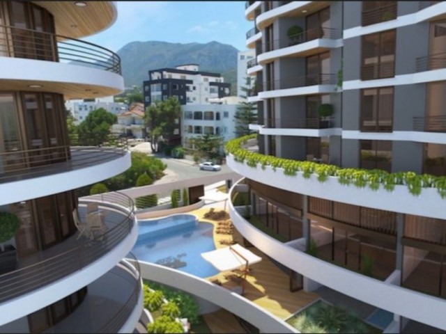 1+1 Flat for Sale in the most prestigious site of Kyrenia