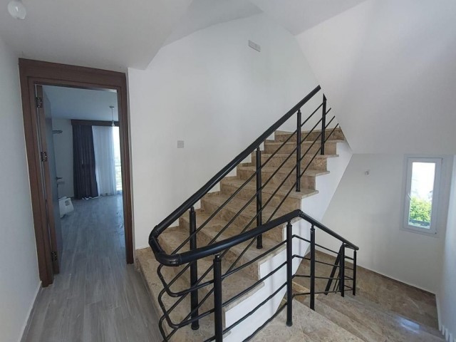 Triplex villa for sale in Karaoglanoglu, Kyrenia with mountain and sea views