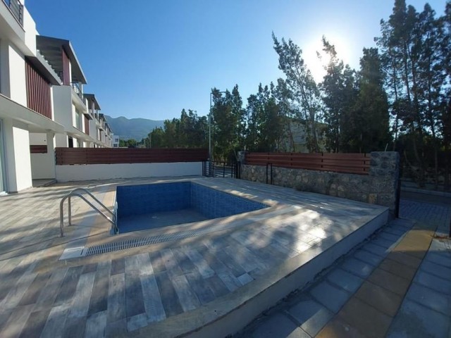 Triplex villa for sale in Karaoglanoglu, Kyrenia with mountain and sea views