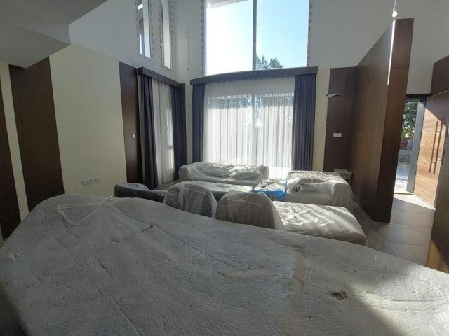 Triplex villa for sale in Karaoglanoglu, Kyrenia with mountain and sea views