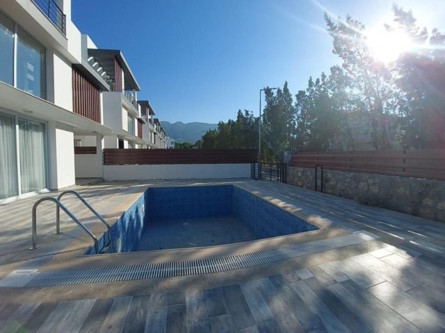 Triplex villa for sale in Karaoglanoglu, Kyrenia with mountain and sea views