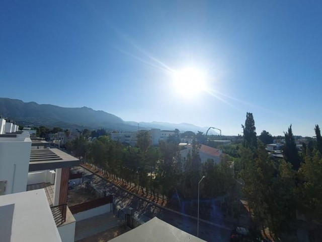 Triplex villa for sale in Karaoglanoglu, Kyrenia with mountain and sea views