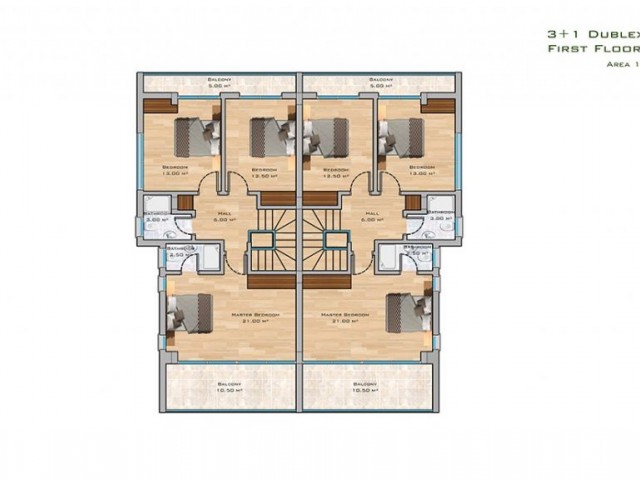 3+1 İkiz Villa Iskele