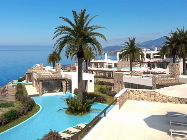 Apartment 2 BED with Private garden ,Location - Esentepe sea front view