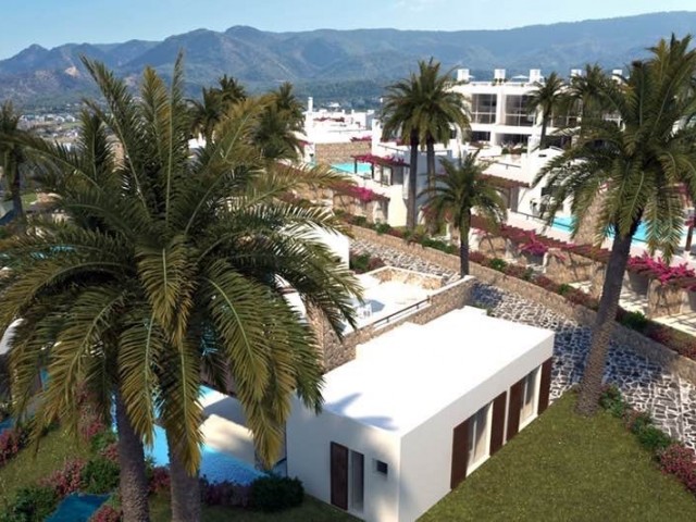 Apartment 2 BED with Private garden ,Location - Esentepe sea front view