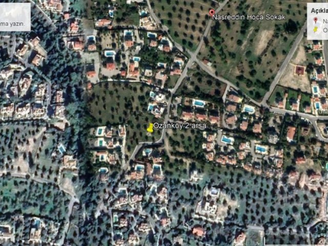 A PLOT OF LAND FOR SALE SUITABLE FOR THE CONSTRUCTION OF A VILLA IN A PERFECT LOCATION IN KYRENIA OZANKOY DEC ** 