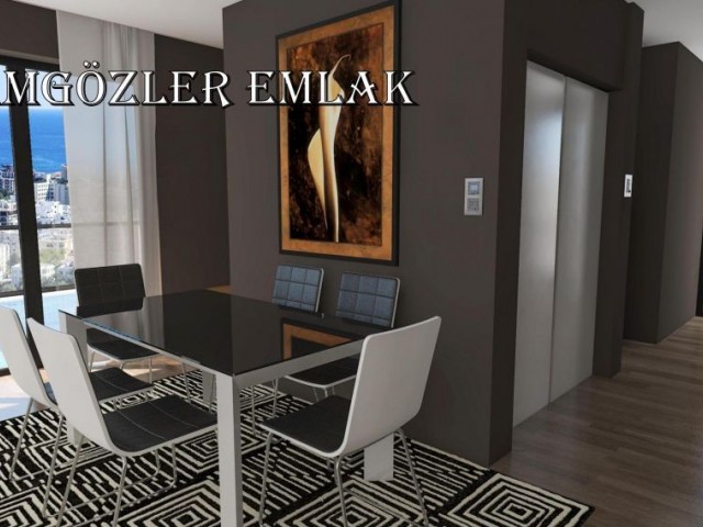 Girne Merkez 2+1 süper lüks daireler Türk malı