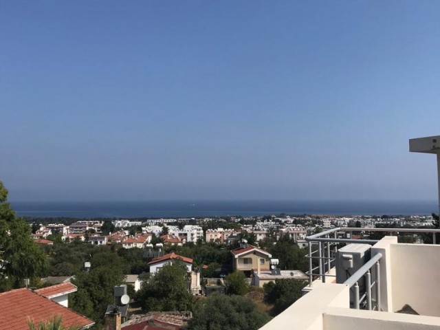 Schöne Aussicht zu vermieten in Kyrenia Alsancak 1 + 1 ** 