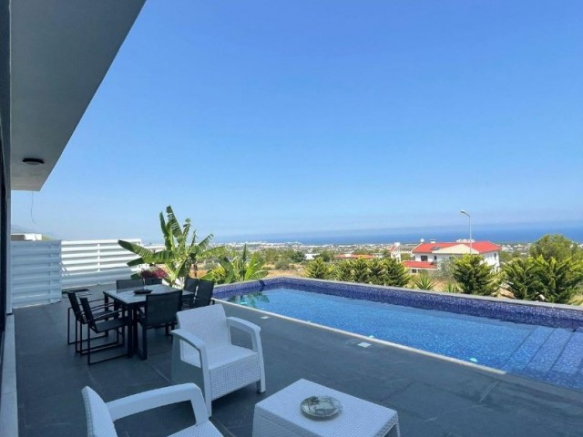 4+ 1 Villa with Luxury Pool for rent in Çatalköy ** 