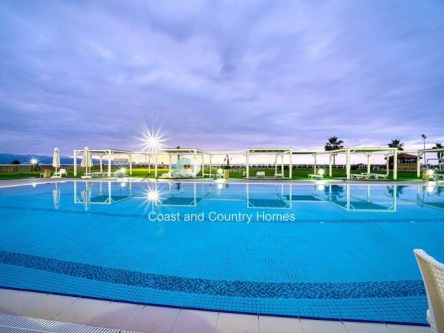 New 3 Bed on Beachfront Resort * SPA RESORT * Turkish Title Deed Ready