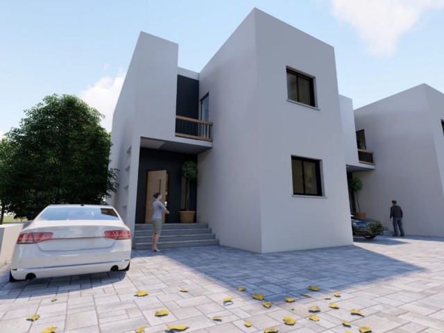 4+1 detached villa in New residential area in Alayköy