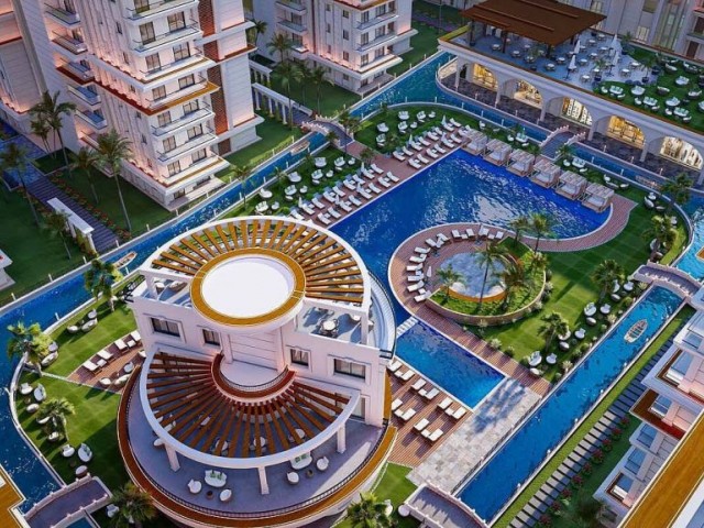 Real Estate in Hotel Concept with Pool in Iskele Cyprus