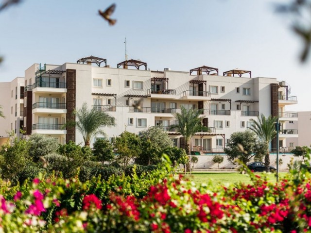 Apartments in a Complex with Private Beach in North Cyprus