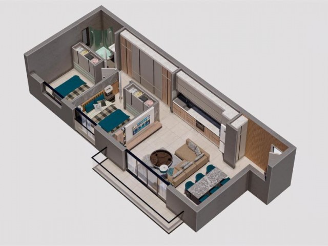 Luxury style 2 bedroom apartment