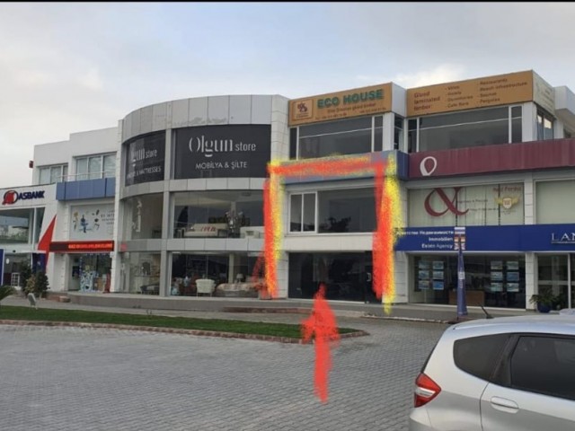 130m2 shope for rent Erdener area Ozanköy.( On main street)