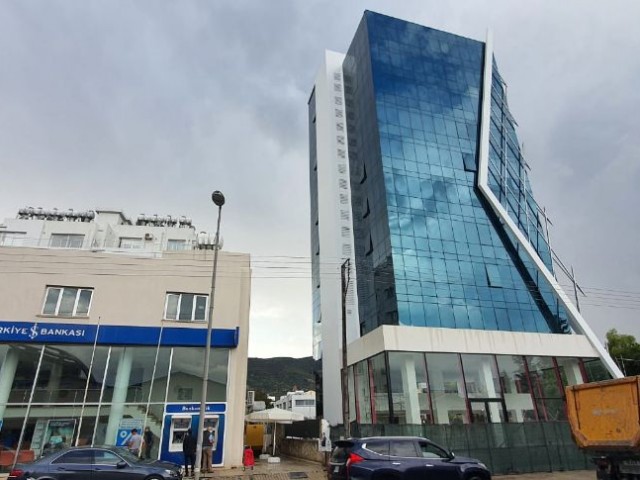 Kyrenia city center at luxery building 160 m2 ofice for rent 