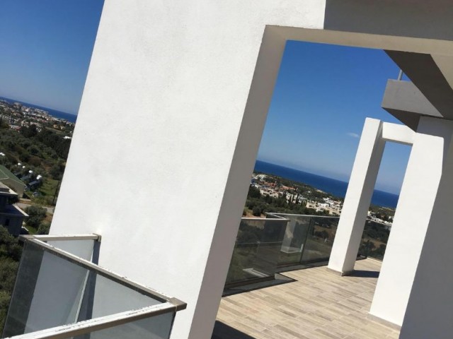 Girne Feo Akacan bölgesi dublex 190 m2 penthouse. 8 ve 9. uncu katlar.