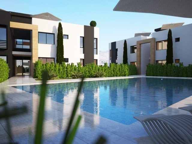 Kyrenia Im Hals...Geräumige Apartments mit Garten oder Terrasse 100 Meter von der alten Gehrung Straße..fertig fertig ** 