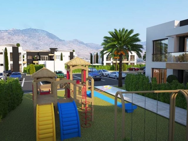 Kyrenia Im Hals...Geräumige Apartments mit Garten oder Terrasse 100 Meter von der alten Gehrung Straße..fertig fertig ** 