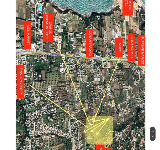 Equivalent and Turkish title deed lands in a perfect location in Ozanköy, Girne, with all infrastructure ready. piece of land ** 