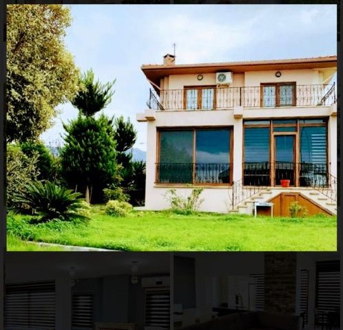 Çatalköy Kyrenia, Sea and mountain view 3 bedroom villa with  furniture NO POOL. 12 MONTHS UPFRONT 2 DEPOSIT 1 COMISIO N..