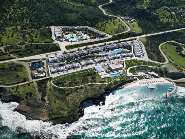 Denize nazır Baştaşlar Cove projesinde ikiz villa 2+1 90m2 ve teras katı mevcut (sahibinden,eşyalı. )