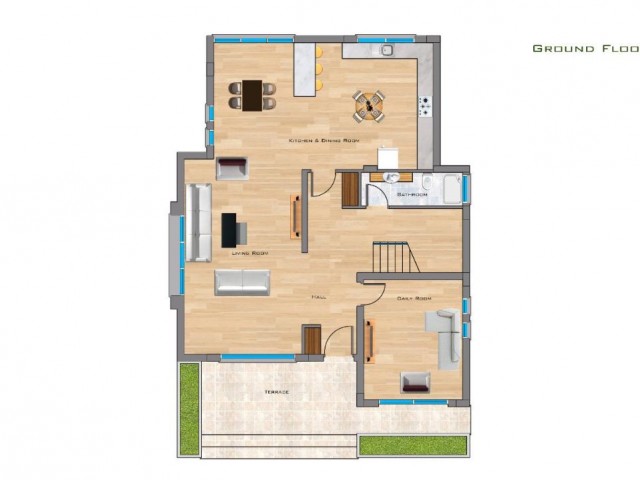 Girne Bellapaiste size özel  havuzlu , 600m2 bahçe ve 280m2 4+1 ,4banyo&Wc'li  son 1 villamız taşınmaya hazır ...Eşdeğer tapu.