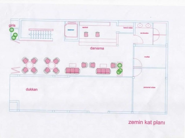 Girne merkezde  Hotel Projesi onaylanmış merkezi konumda ticari  yer. Denize ve antik limana 150 metre..Cadde üstü.