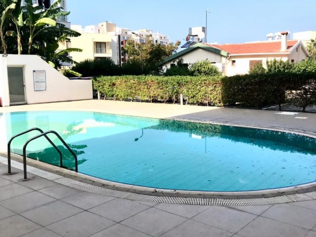 High-rise apartment with mountain and sea views in Kyrenia double wc, 135m2, shared pool.Fully Furnished. 