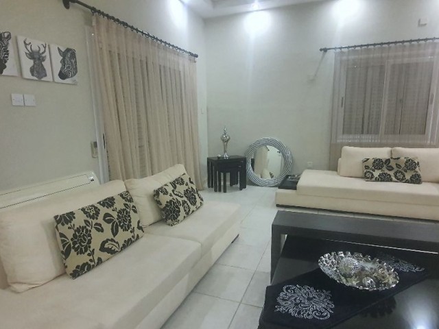 3+1 fully furnished triplex villa in a peaceful complex with pool in Edremit, Girne. Detached equivalent title deed.