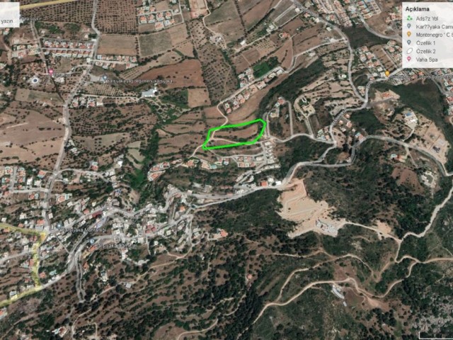 Kyrenia Karsıyakada 7. 5 acres of road available yellow zone, 35% zoned (2 floors) land. . Price is per acre. Location (https://maps. app. goo. gl/JA6wUkhR5GU6mmfx9 )