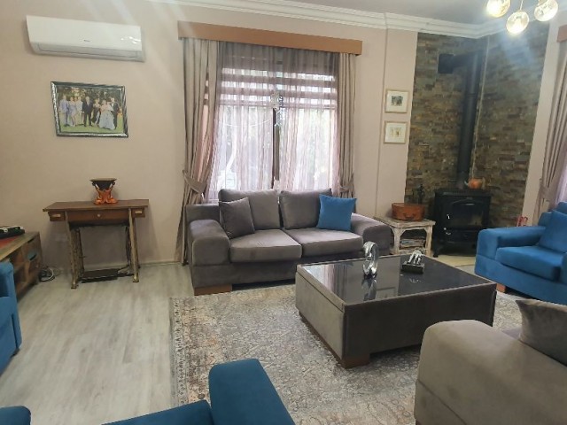 4+1 detached villa with pool and garden in Karakum, Girne..