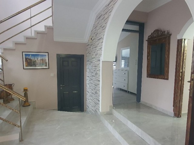 4+1 detached villa with pool and garden in Karakum, Girne..