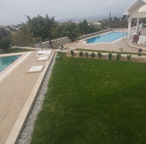 Necat British School District, Kyrenia Alsancak 3+1 neue Villa zu vermieten. 6 Monate im Voraus 2 Ka