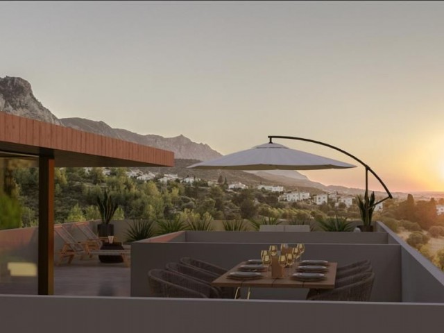 NEW 5+1 VILLA PROJECT IN KYRENIA/EZİÇ PREMIER REGION (starting price of 790000 stg)