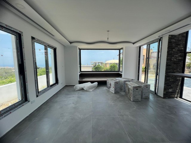 KYRENIA/EDREMIT 4+1 ULTRALUX VILLA WITH POOL MOUNTAIN AND SEA VIEW ( 690000 STG STARTING PRICE)